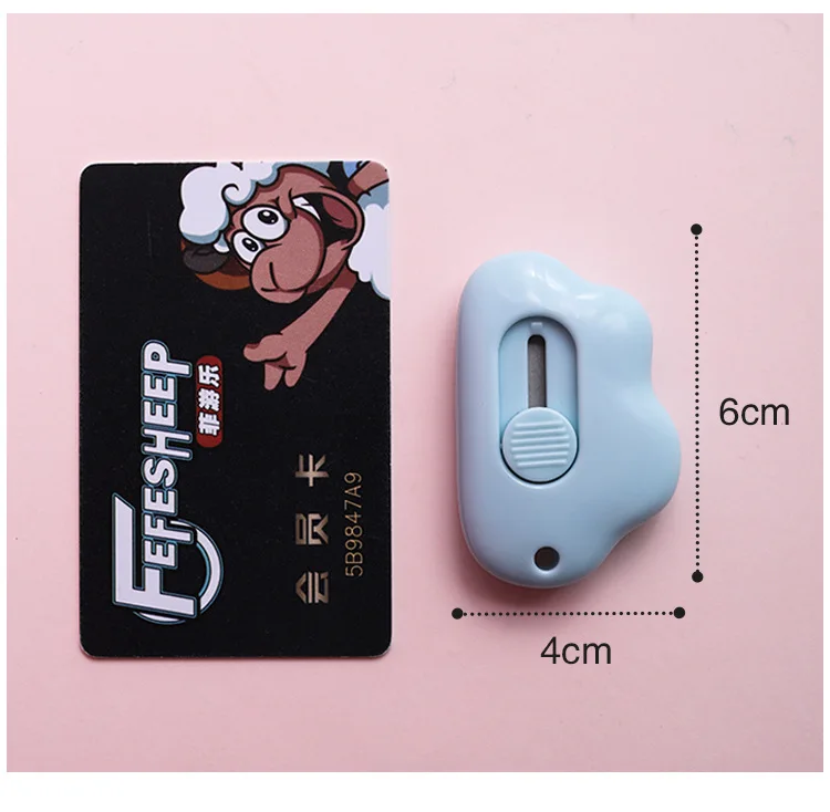 Милый миниатюрный нож для творчества резак бумаги в маленькой коробке режущий