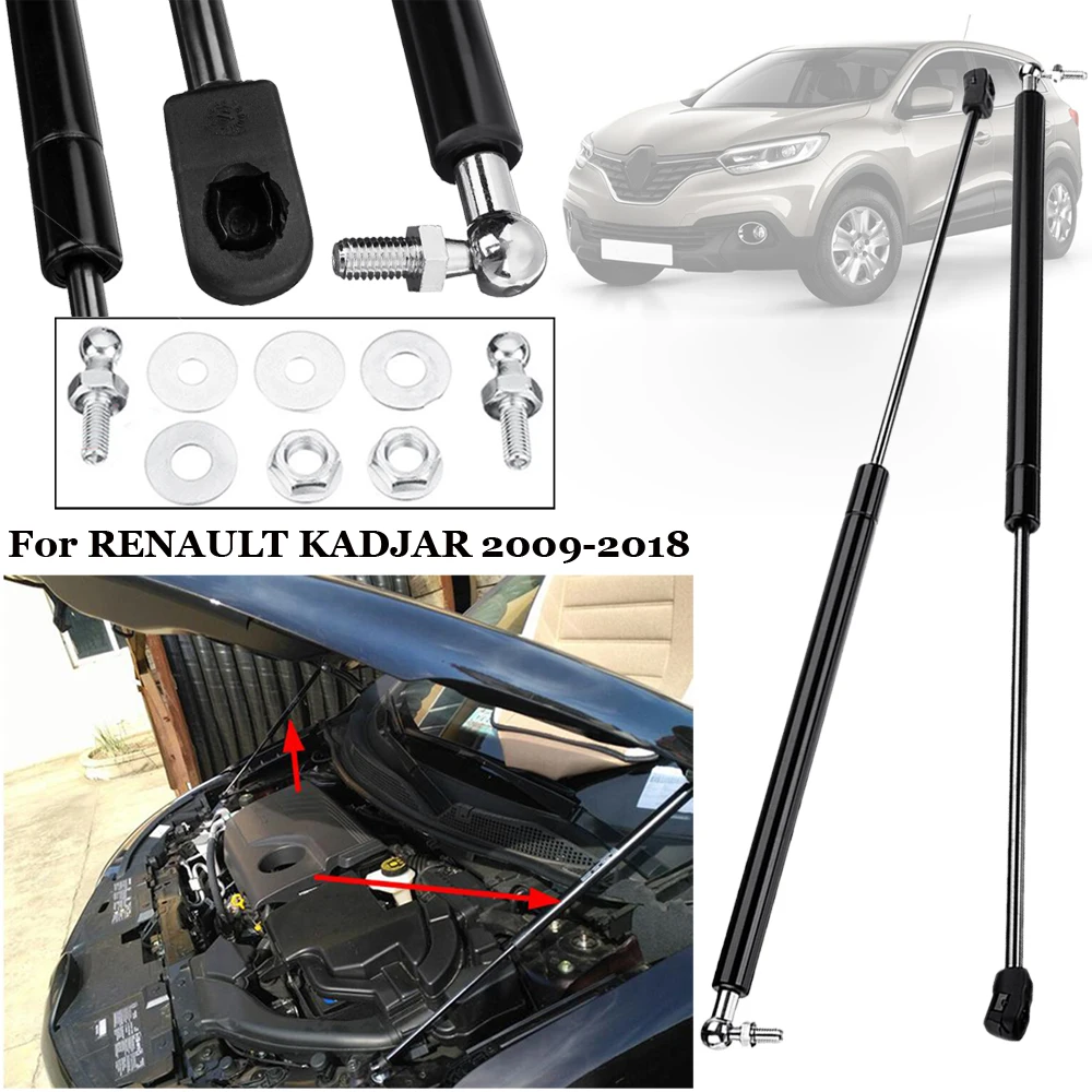 

Left/Right 570mm Car Front Bonnet Struts Support Shock For RENAULT KADJAR 2009-2018 Struts Front Bonnet Hood Car Accessories