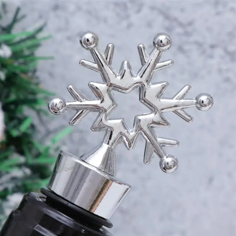 3 шт. цинковый сплав пробка для вина креативная в форме снежинки пробки напитков