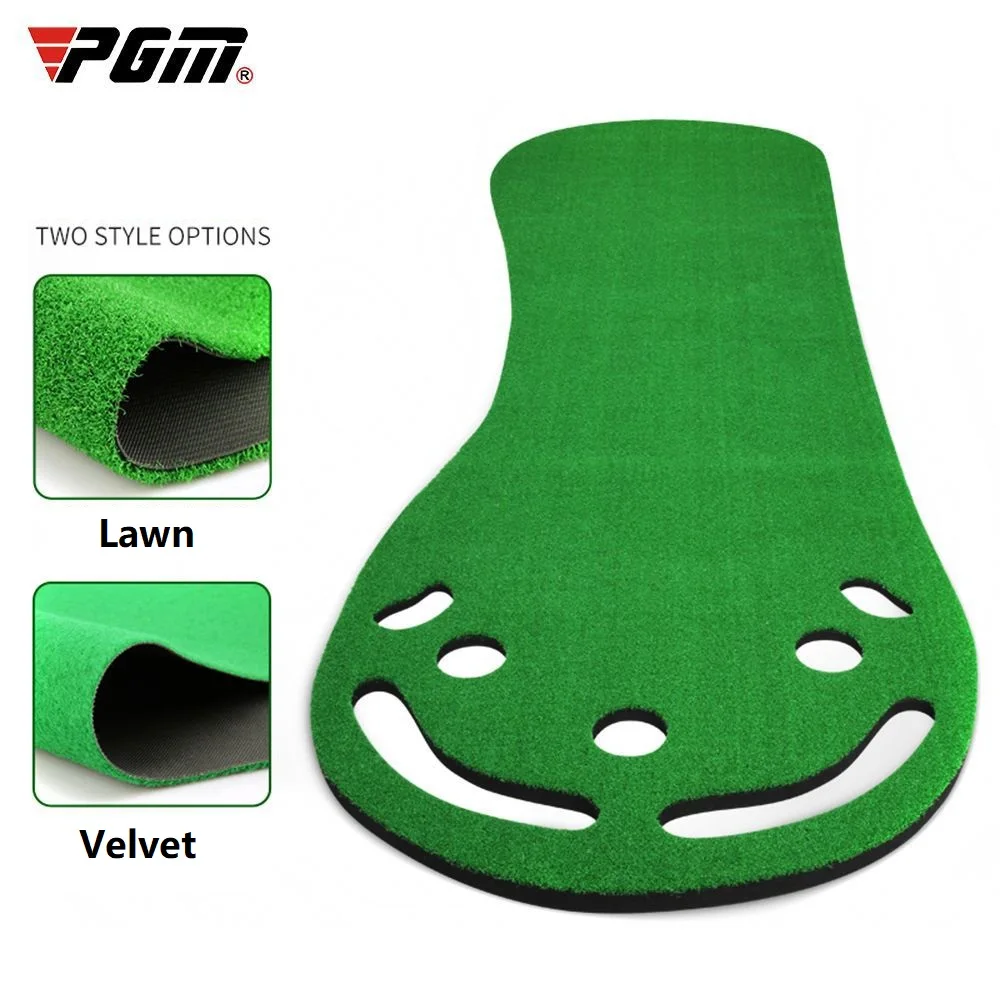 Satılık PGM Kapalı Golf Vuruş Mini Yeşil Ev Uygulama Taşınabilir Koyarak Eğitmen Seti Ofis Egzersiz Matı Kiti Mat 3m 5 Delik