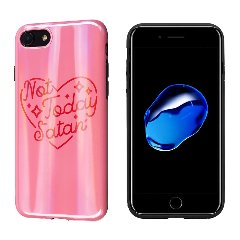 Роскошный Блестящий Мягкий силиконовый чехол с лазером для iPhone 11 Pro 7 8 Plus X XR XS Max 6 S