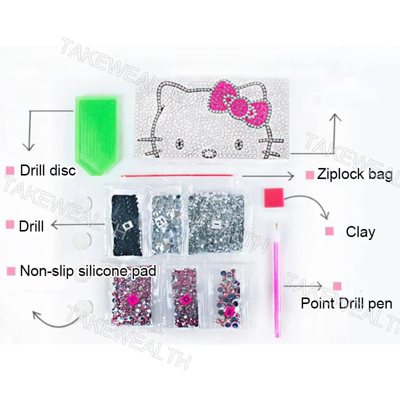 2021 New Special Shape Diamond Painting Tissue Box 5D Puzzle Storage Cartoon Animal Cross Stitch Gift | Дом и сад