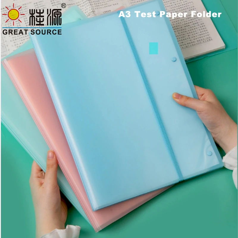 A3 Display Book Drawing Presentation Book 30 Transparent Pockets Fancy Candy Color W310*L490mm (12.205