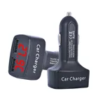 Автомобильное зарядное устройство с двумя USB-портами, 5 В, 3,1 А