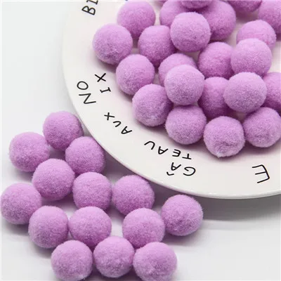 20m 26 60pcs Мини Помпона смешанный Мягкий круглый Pompones шарики Пышная юбка с помпонами для малышей DIY одежды ручной работы рукоделия 8/10/15/20/25/30 мм - Цвет: 20m 26 60pcs