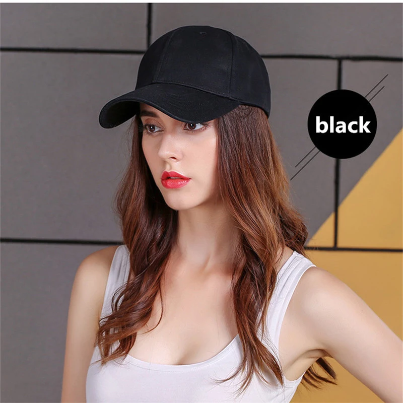 

women's cap men solid unisex black women men's baseball cap men female cap black baseball cap women