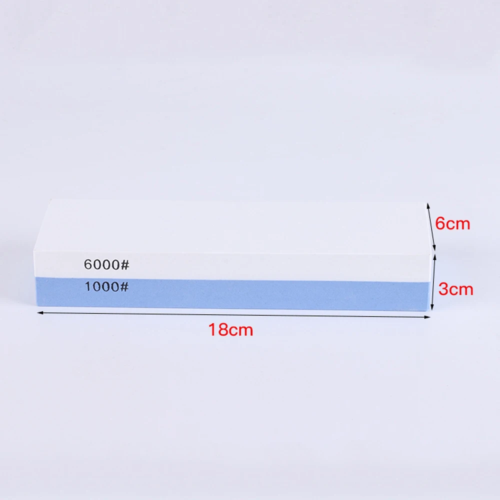 

Knife Sharpener Whetstone Sharpening Stones Grinding Stone System Water Stone Honing Kitchen Accessories 2-IN-1 1000/6000 Grit
