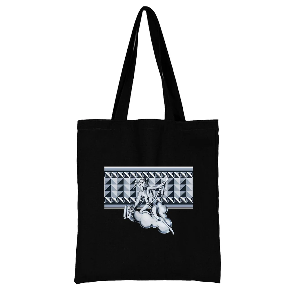 

Reusable Shopping Bag Ladies Student Street Casual Portable Messenger Shoulder Bags Environmental Protection Foldable