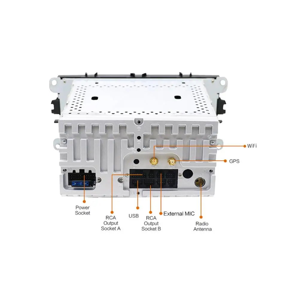 Автомобильный DVD плеер 2 din Android 10 0 четырёхъядерный GPS Navi для Ford Focus Mondeo Galaxy с аудио