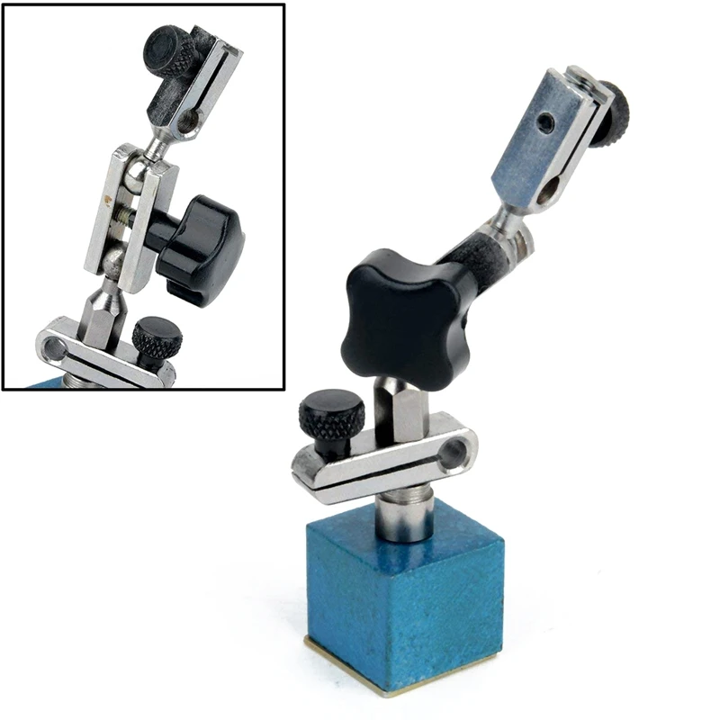 1pc Flexible Level Dial Indicator netic Base 215mm Test Gauge Rotary Holder Stand` | Инструменты