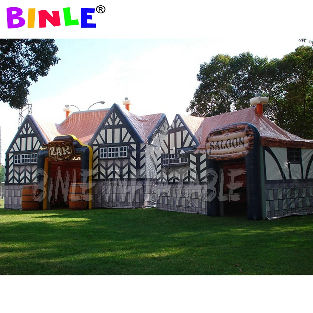 

2020 Commercial Rental Castle Bar Inflatable Irish Pub Tent,inflatable wine house for Sale