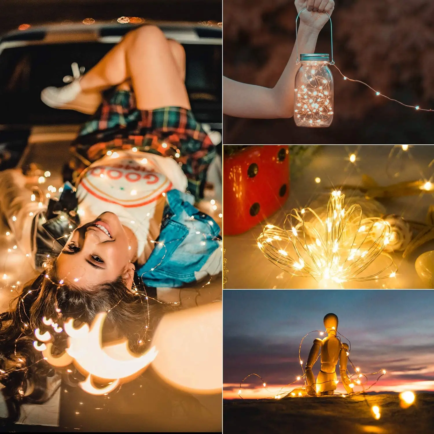 

Outdoor Led Solar Light Copper Wire Fairy String Lights Sunlight Powered 7m/12m/22m Waterproof Night Lamp Decora Garden Xsmas