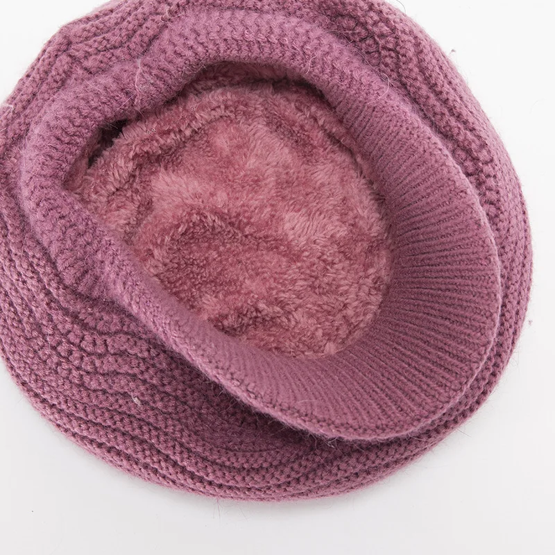 

[DINGDNSHOW] 2019 Fashion Beanies Hat Skullies Cotton Bonnet Hat Warm Knitted Winter Cap Women Hat Wool