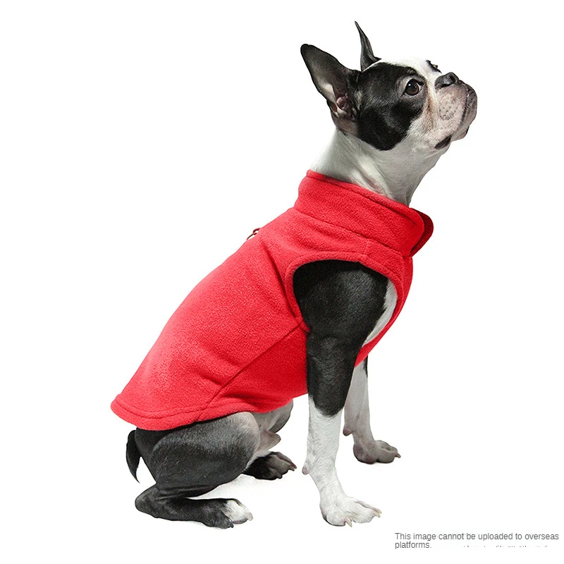 

Autumn and Winter Clothes Pet Dog Clothes A Variety of Colors Dog Clothes Thick Solid Fleece Vest Pet Dog Coat