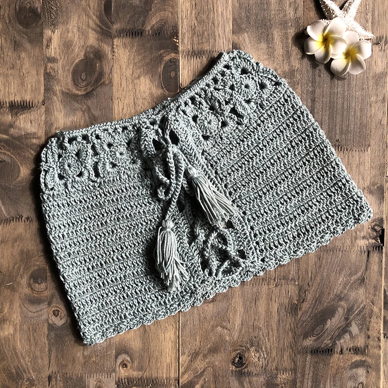 Летний сексуальный женский топ бикини бандажный купальник с бахромой и рукавами