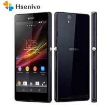 Sony Xperia Z C6602 C6603 Refurbished Original Unlocked Cellphone 3G 4G Phone 5.0 Quad-Core 16GB 2GB RAM 1080P LTE NFC Smatphone