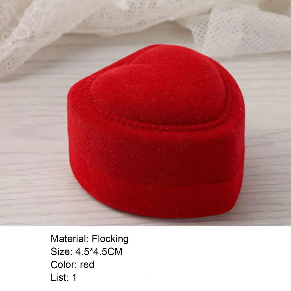 Шкатулка для хранения колец изысканный Подарочный Органайзер в форме сердца