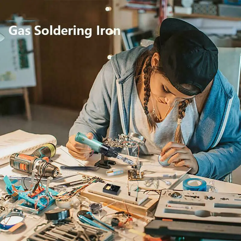 

14 in 1 MT-100 Gas Welder Electric Welding Tool Cordless Gas Soldering Iron