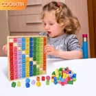 Обучающие деревянные игрушки Монтессори для детей, раннее образование для детей, таблица умножения 99, математические арифметические учебные пособия