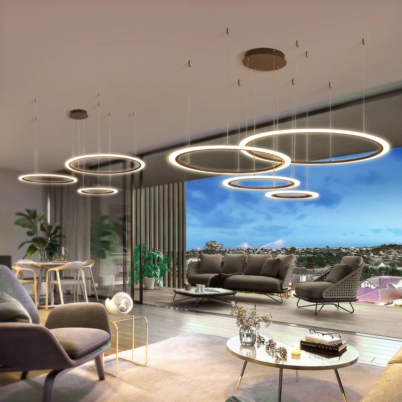 Люстра светодиодный Ная для гостиной ресторана виллы Холла | Лампы и освещение