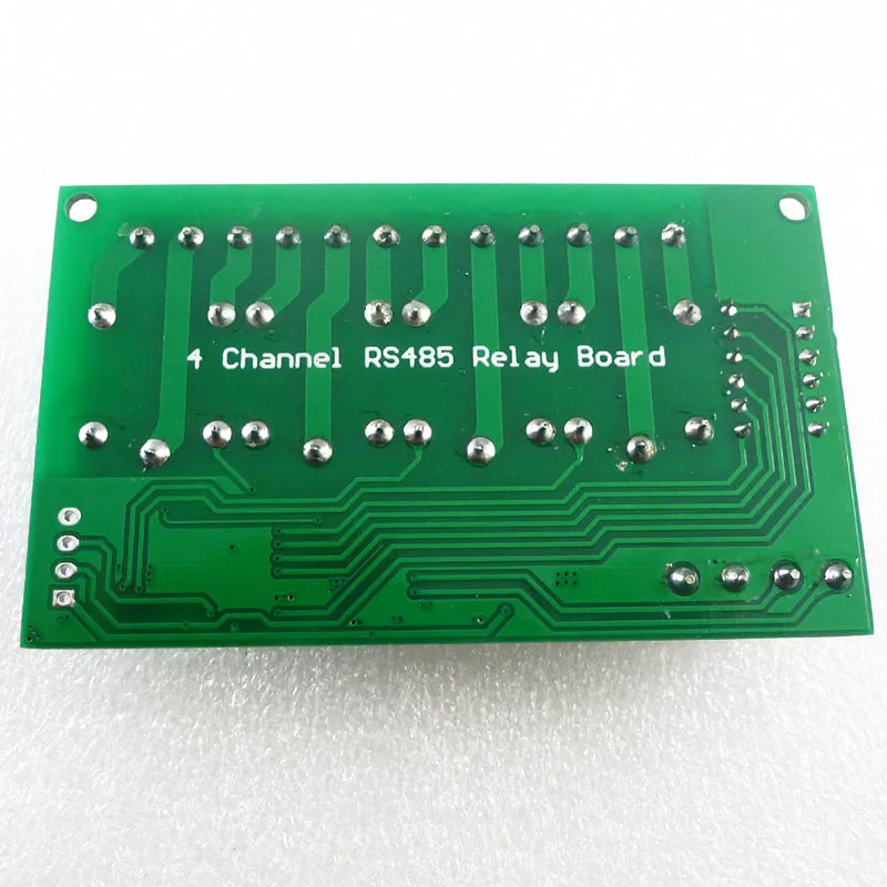 4 канальный DC 12V RS485 триггерный релейный модуль Modbus RTU и команду дистанционного