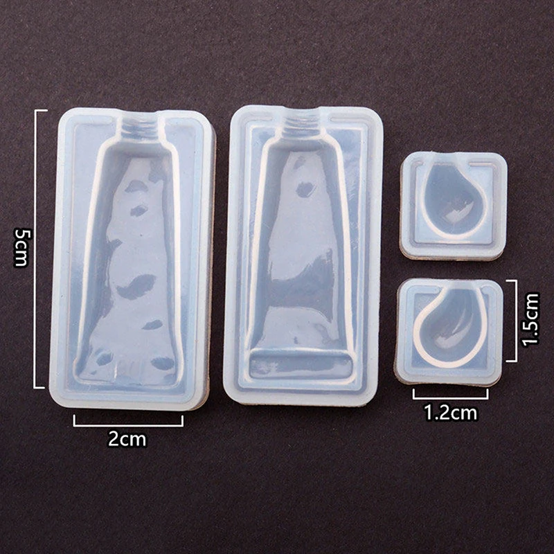 

Funny DIY UV Resin Pigment Tube Shape Epoxy Silicone Mold Epoxy Abrasives Toothpaste Epoxy Mold Resin Molds For Jewelry