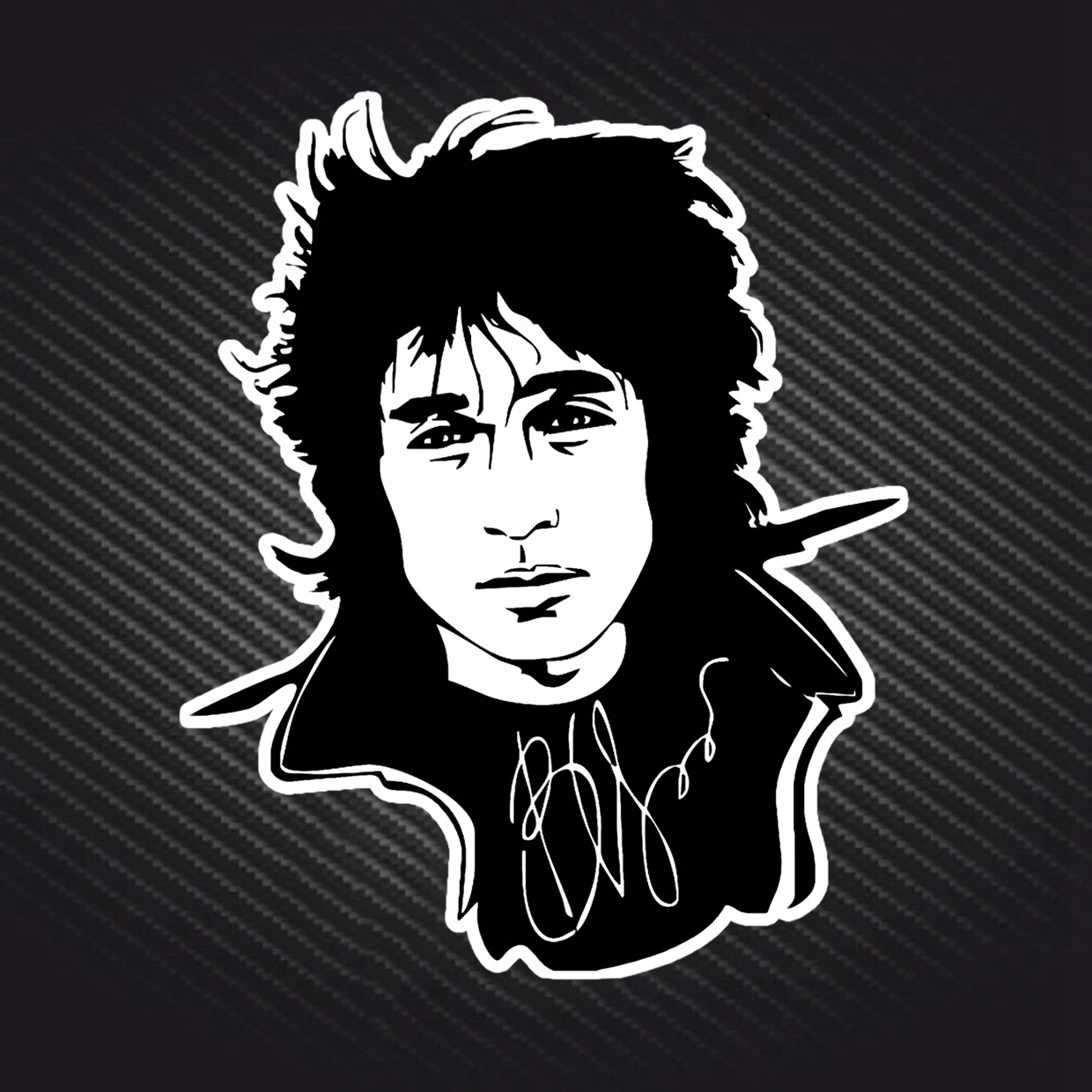 

A-0069# 14x17 cm Self-adhesive Decal Viktor Tsoi V3 Car Sticker Waterproof Auto Decors on Bumper Rear Window