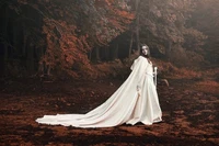 2 5cm long white satin long shawl cloak wedding cloak bridal hooded cloak wedding accessories