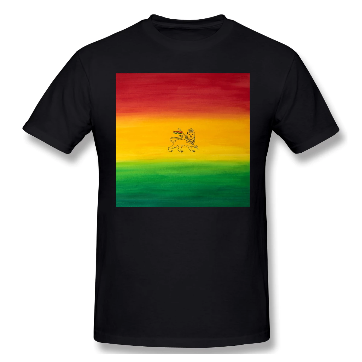 

Lion Of Judah Floor Humor Graphic Men's Basic Short Sleeve T-Shirt R321 Tops Tees European Size