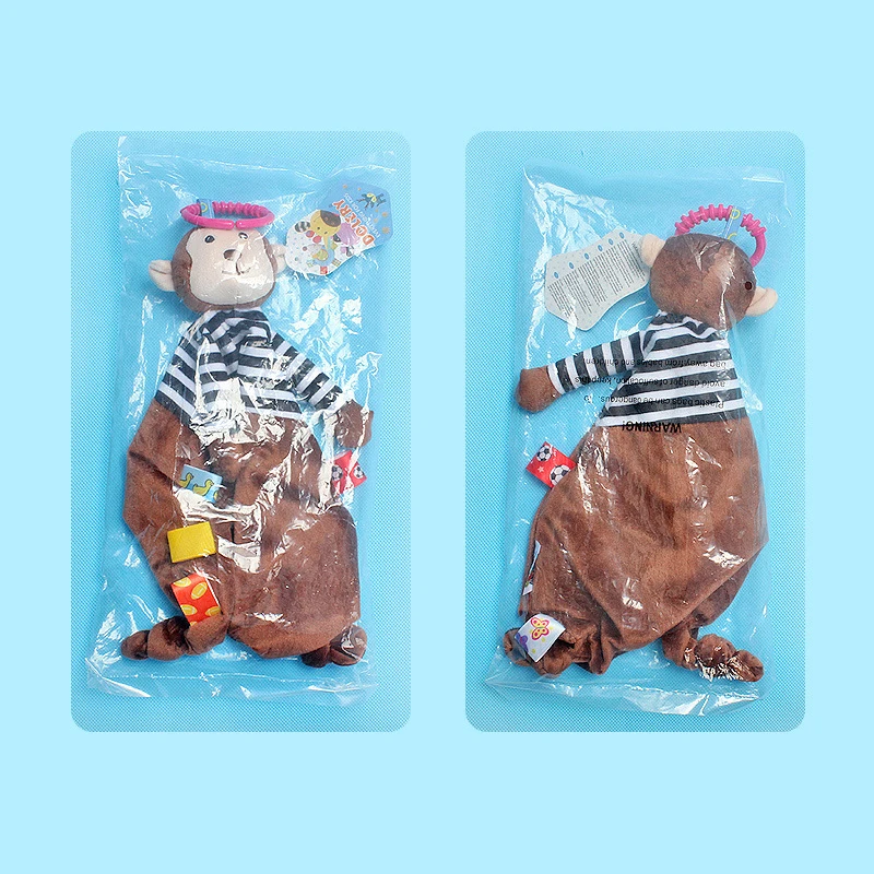 Детская Мягкая Плюшевая Кукла животное игрушки прорезыватель детская коляска