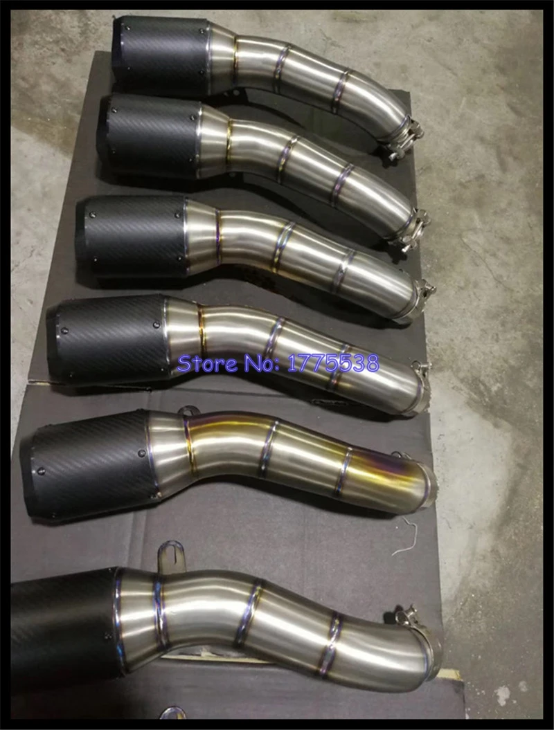 Глушитель выхлопной трубы из титанового сплава Z900 2012 2021 для мотоцикла выхлопная