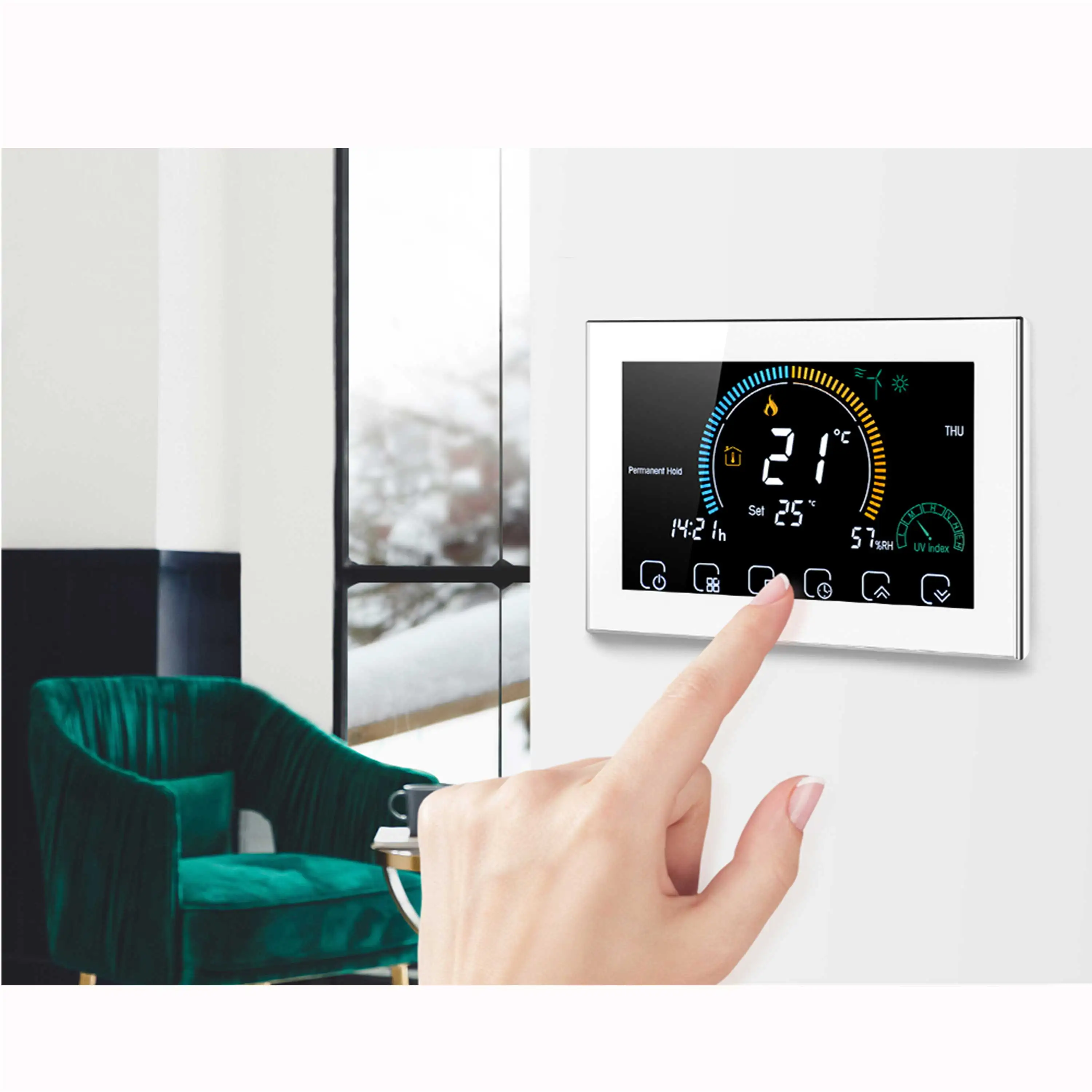 HESSWAY NC/NO Switch 5A/16A Электрический нагревательный THREMOSTAT WIFI бойлер с удлинителем порт