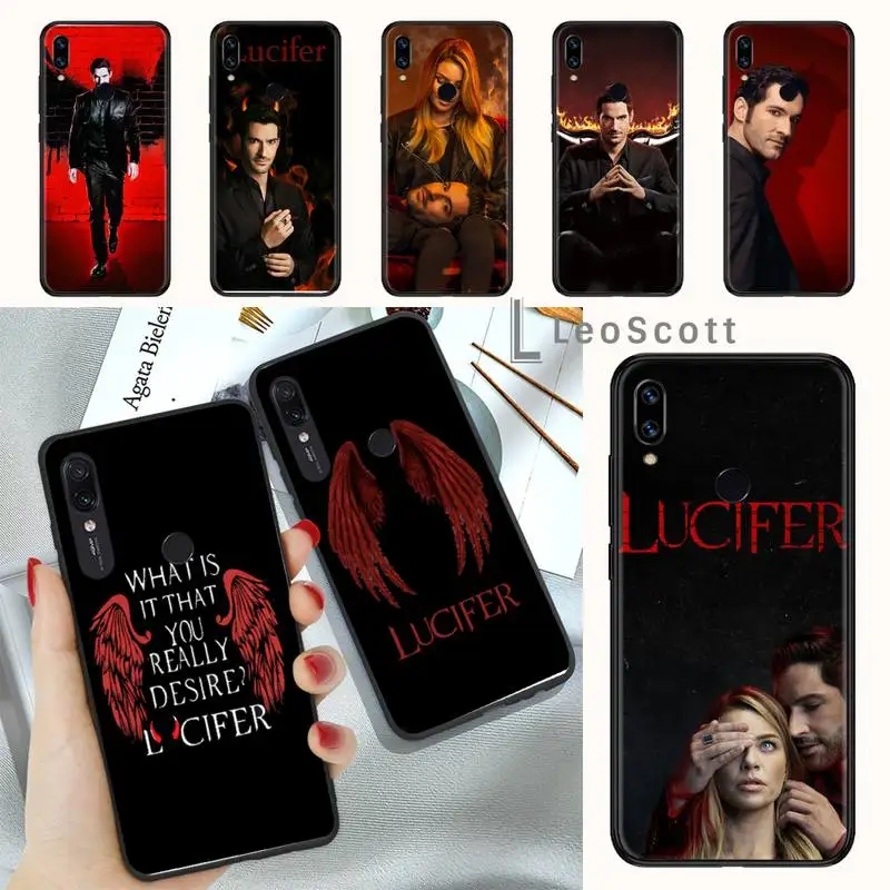 

American TV Degenerate angel Lucifer Phone Case For Xiaomi mi Redmi note 7 8t 9 9t 9s 8 10 10t 11 pro lite K20 max 3