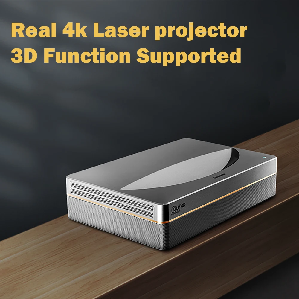 3D лазерный проектор Changhong реальное разрешение 4K 2400 ANSI люмин Bluetooth домашний