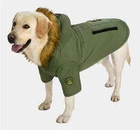 down jacket for pet dog autumnwinter outfit than xiong qiutan golden retriever brador samoya big dog with velvet two legged cot