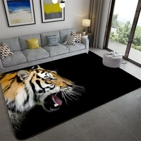 3d cartoon child carpets for living room bedroom area rugs kids room floor mats kitchen parlor large tiger lion tapis home decor