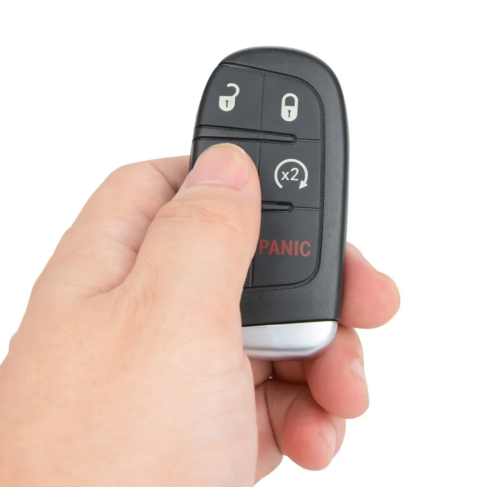 Запасной смарт-ключ 433 МГц с 5 кнопками брелок без ключа для Jeep Grand Cherokee 2014-2018