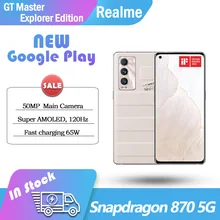 Nueva Google Realme GT maestro edición Explorer 5G 12GB 256GB SmartPhone Snapdragon870 65W Flash cargador 4500mAh NFC AMOLED 120HZ (4)