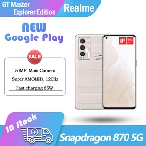 NEW Google Realme GT Master Explorer Edition 5G 12GB 256GB SmartPhone
Snapdragon870 65W Flash Charger 4500mAh NFC AMOLED 120HZ