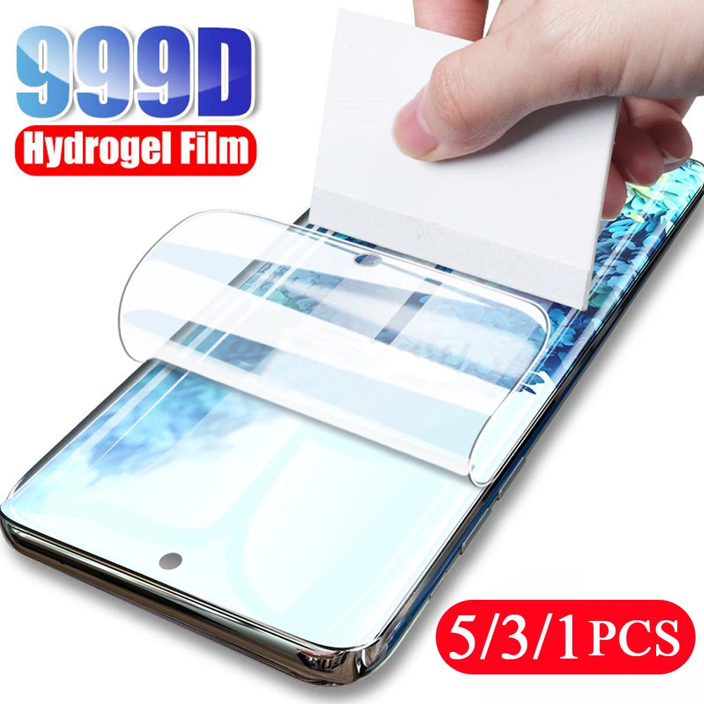 

5/3/1Pcs soft full cover for samsung galaxy note 20 Ultra 10 plus pro lite 9 8 phone screen protector hydrogel film Not Glass