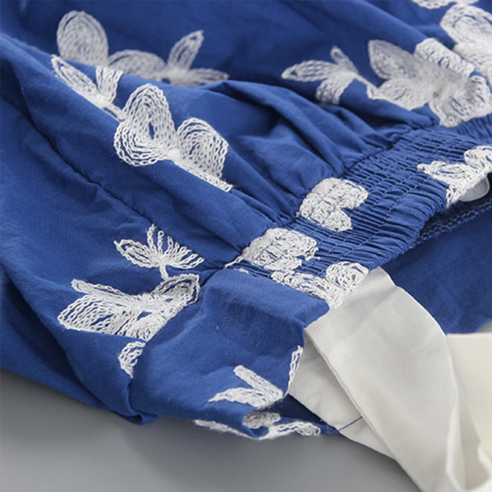 

Mudkingdom Girl Dress Floral Embroidered Suspender Tank Princess Dress Kids Dress for Girls