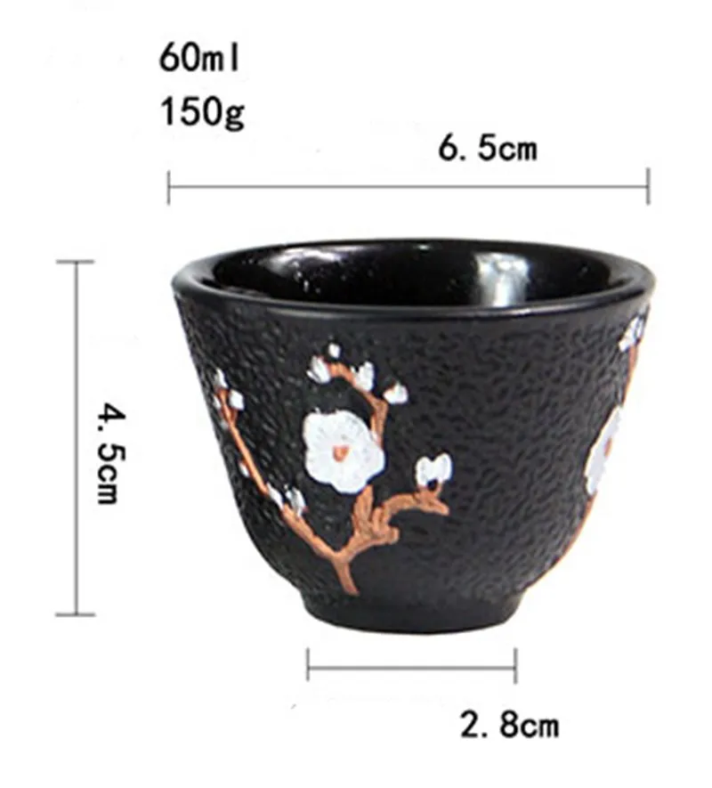 Чайная чашка с подставкой в комплекте японские чугунные чайные чашки подставки