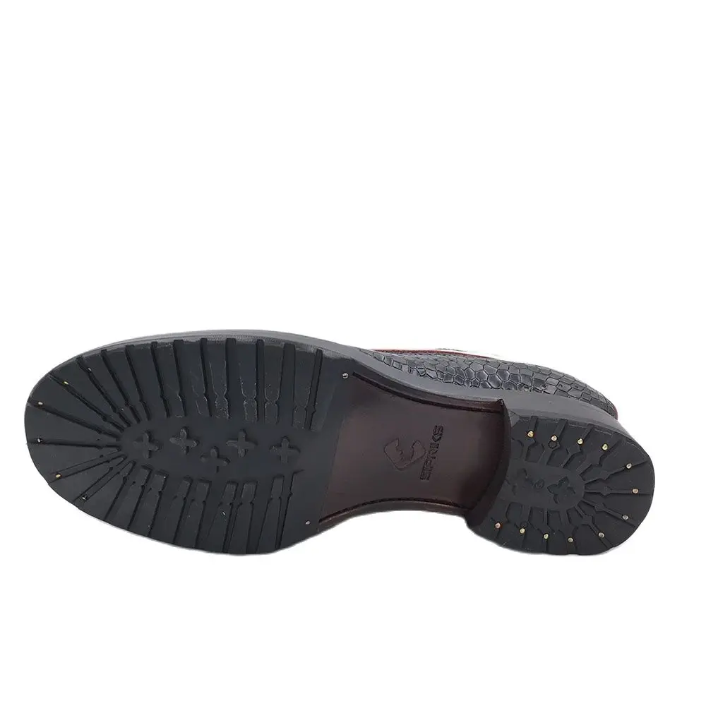 Мужские туфли на шнуровке Sipriks черные белые деловые Костюмные Goodyear повседневная