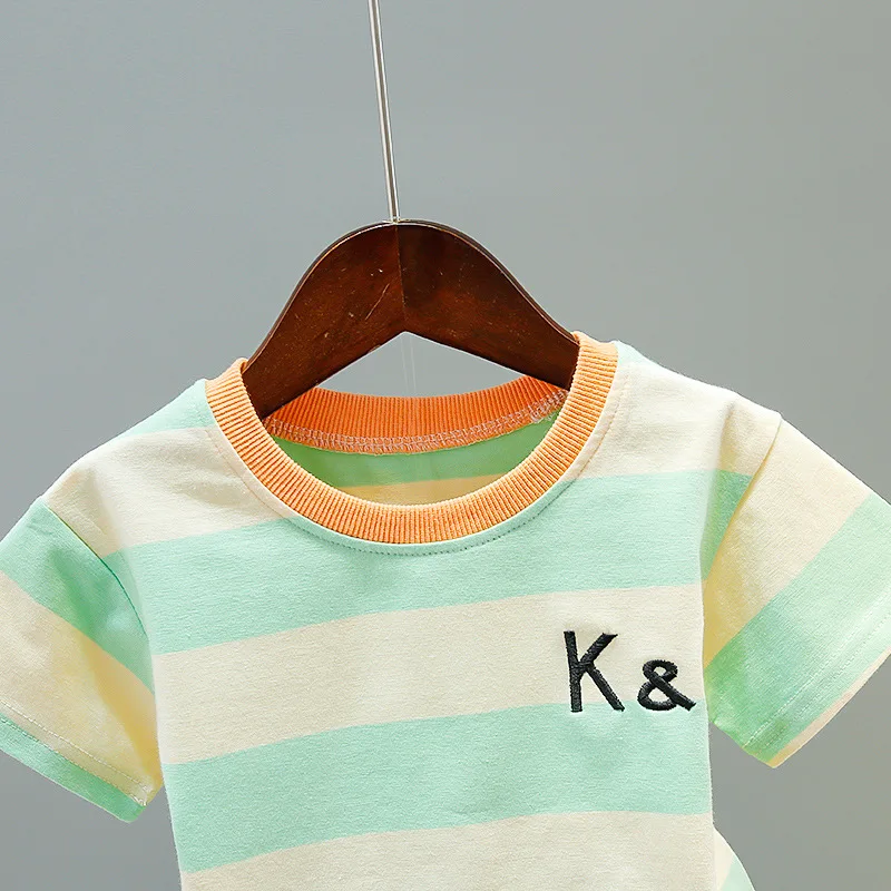 New Summer Baby Girl Clothes Suits Children Boys Fashion Cotton T Shirt Shorts 2Pcs/sets Toddler Casual Costume Kids Tracksuits | Детская