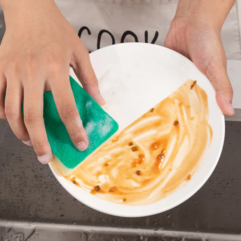 

1 PC Sponge Eraser Material Kitchen Bathroom Remove Dirt Oil Stain Dish Cleaning Cleaner Pads Bathroom Home Kitchen Accessories
