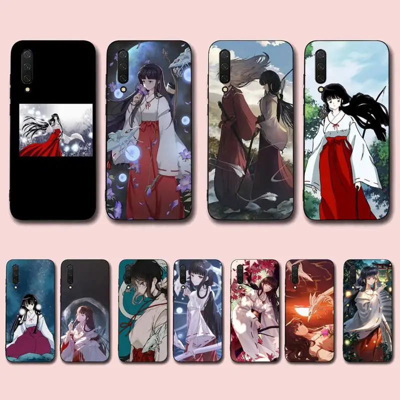 

Japanese manga Inuyasha Kikyou Phone Case for Xiaomi mi 5 6 8 9 10 lite pro SE Mix 2s 3 F1 Max2 3