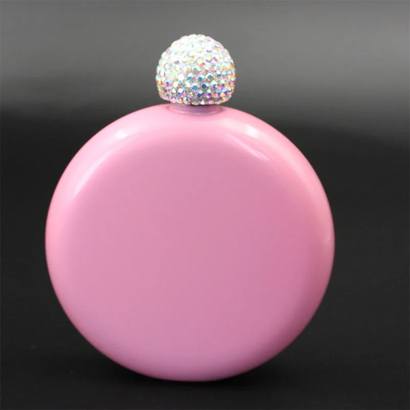 Фляжки на бедра 10 цветов 5 унций миниатюрная бутылка для спирта из нержавеющей