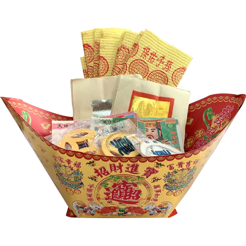 

Special Gift Bag For Sacrifice Hell Money Gold Ingot Chinese Joss Paper Burning Paper Sacrifice Articles Memorial Gold Paper