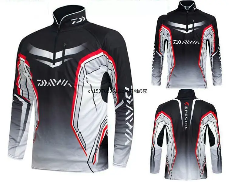 

Daiwa Fishing Clothing Summer Sun Protection T Shirt Quick-Drying Breathable Long Sleeve Men Fishing Shirt Outdoor Fishing Shirt