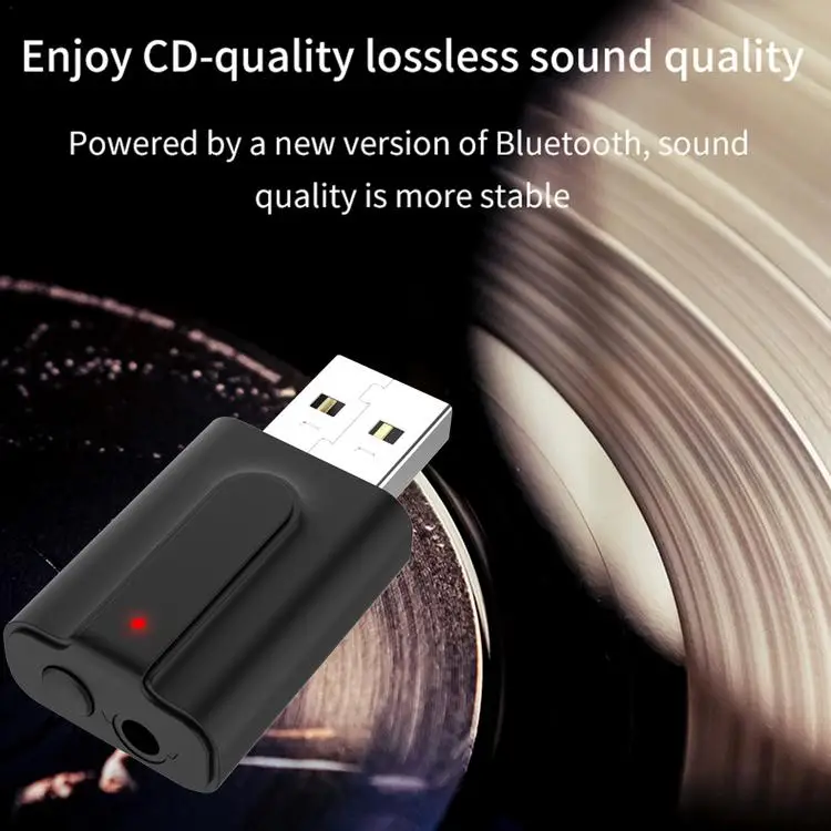 

USB Bluetooth передатчик приемник 2 в 1 Bluetooth 5.0 ТВ компьютер беспроводной аудио Bluetooth адаптер